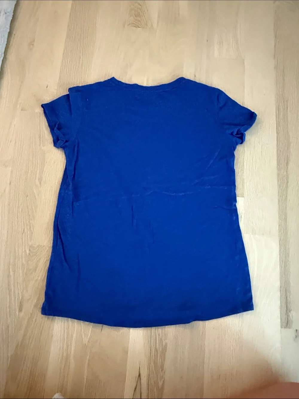 Cat & Jack Royal Blue Girls Short Sleeve Sequin Cat Tee